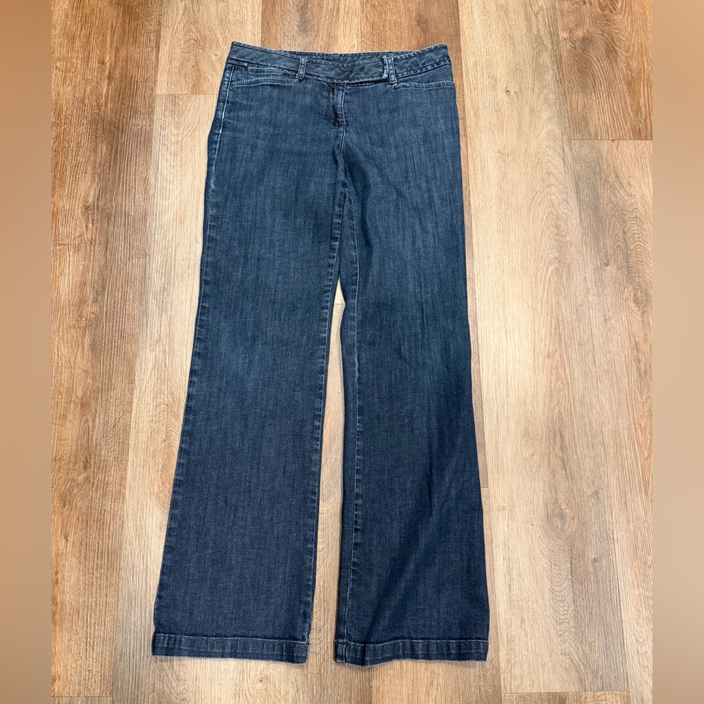 Talbots Dark Indigo Wide-Leg Jeans